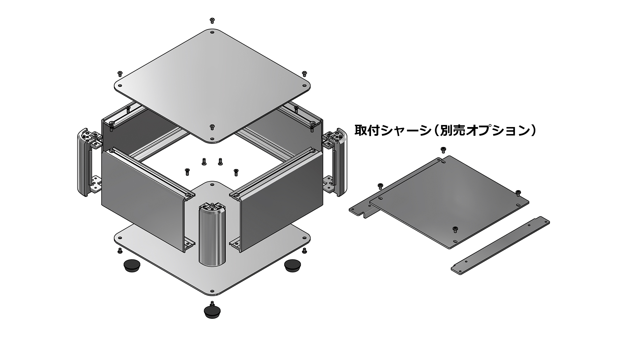 アルミコントロールボックス AUXシリーズの画像