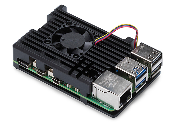 Raspberry Pi 5 ファン付ヒートシンクケース RPF-5