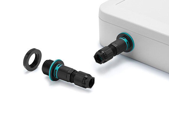 パネルマウント型マイクロ防水コネクタ THB395Eシリーズ