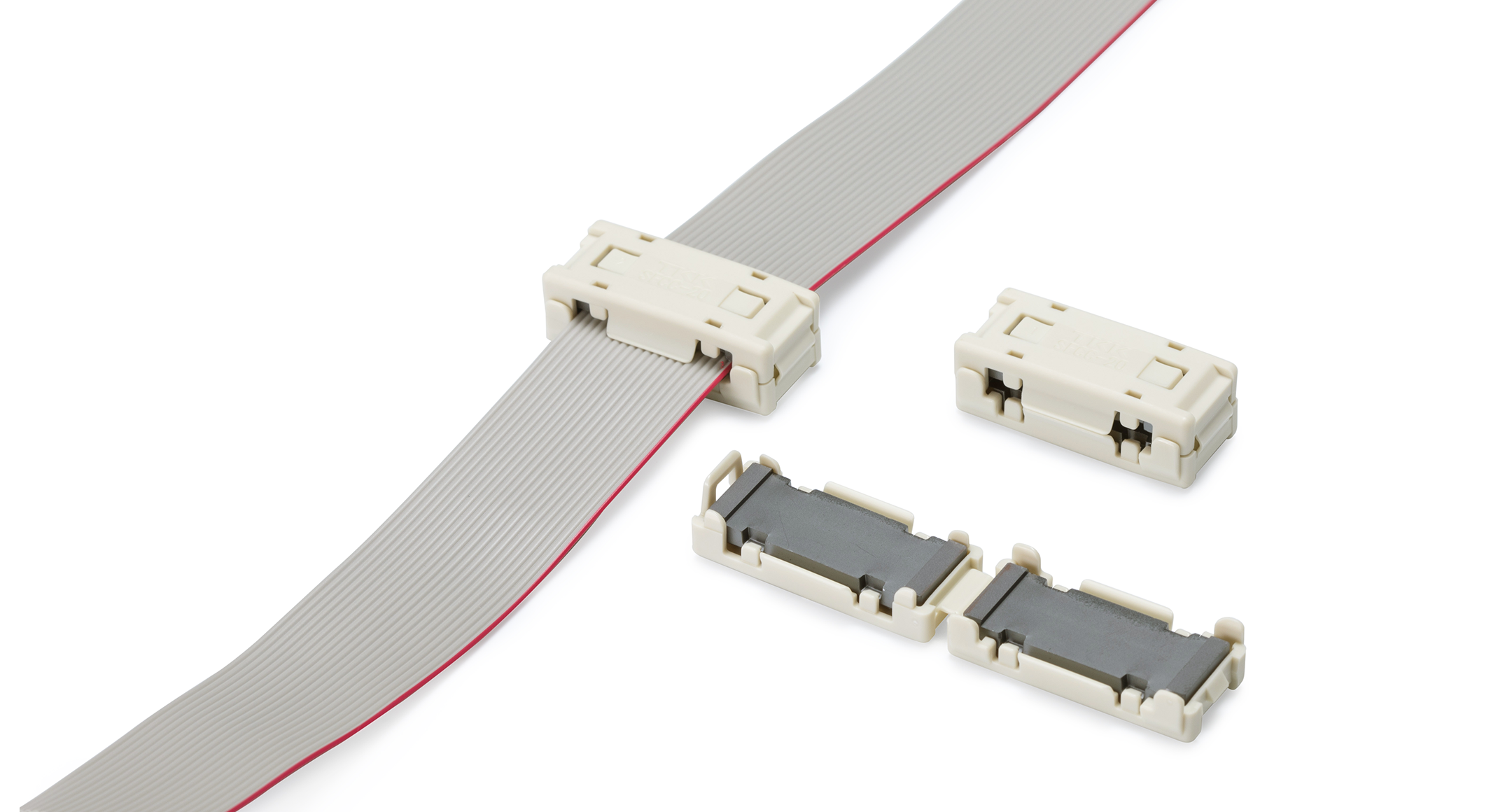 フラットケーブル用ワンタッチ分割フラットコア SFCC-20の画像