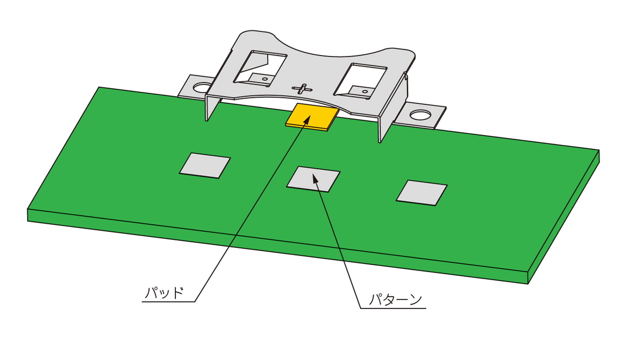 金属製 コイン電池ホルダー SMTM・BK・BSシリーズの画像