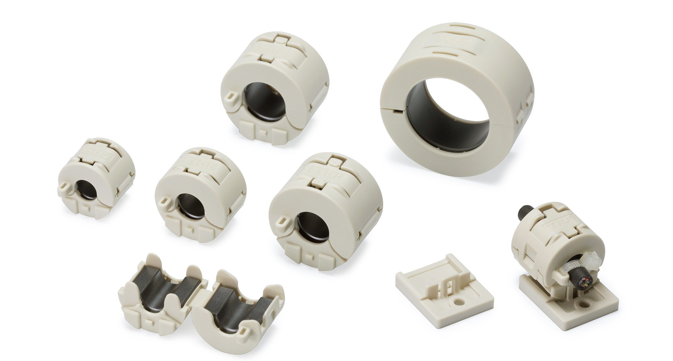 ワンタッチ分割トロイダルコア TFN・TFTシリーズ | 製品情報 | タカチ